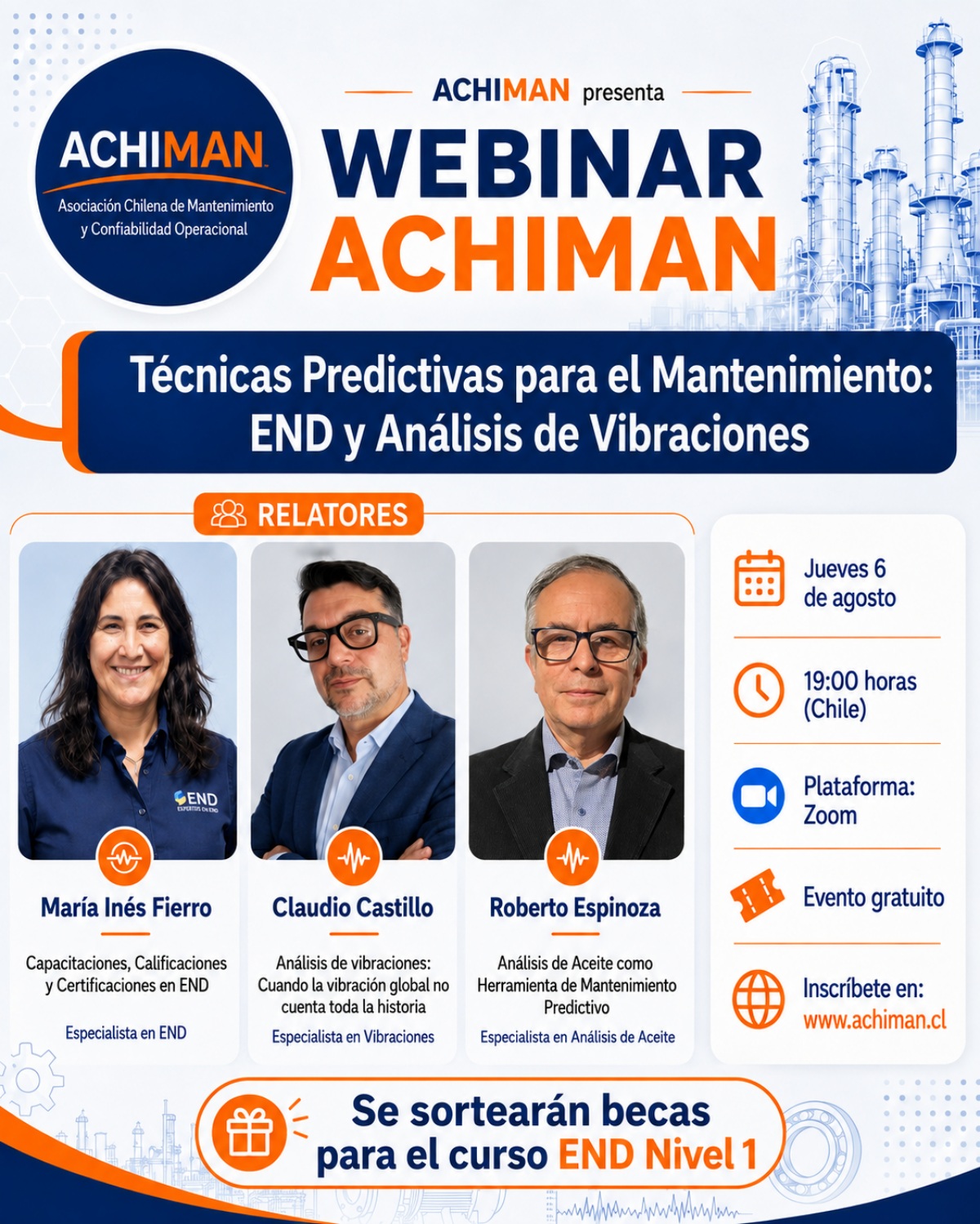 Webinar ACHIMAN: Técnicas Predictivas para el Mantenimiento